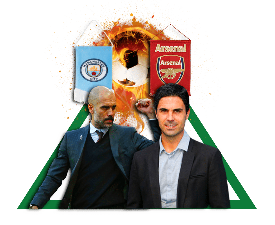 Pep Guardiola และ Mikel Arteta